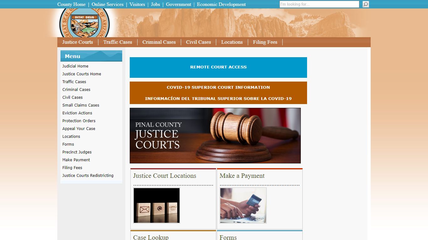 Justice Courts Home - Pinal County