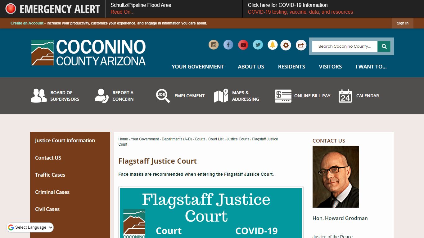 Flagstaff Justice Court | Coconino - Coconino County, Arizona